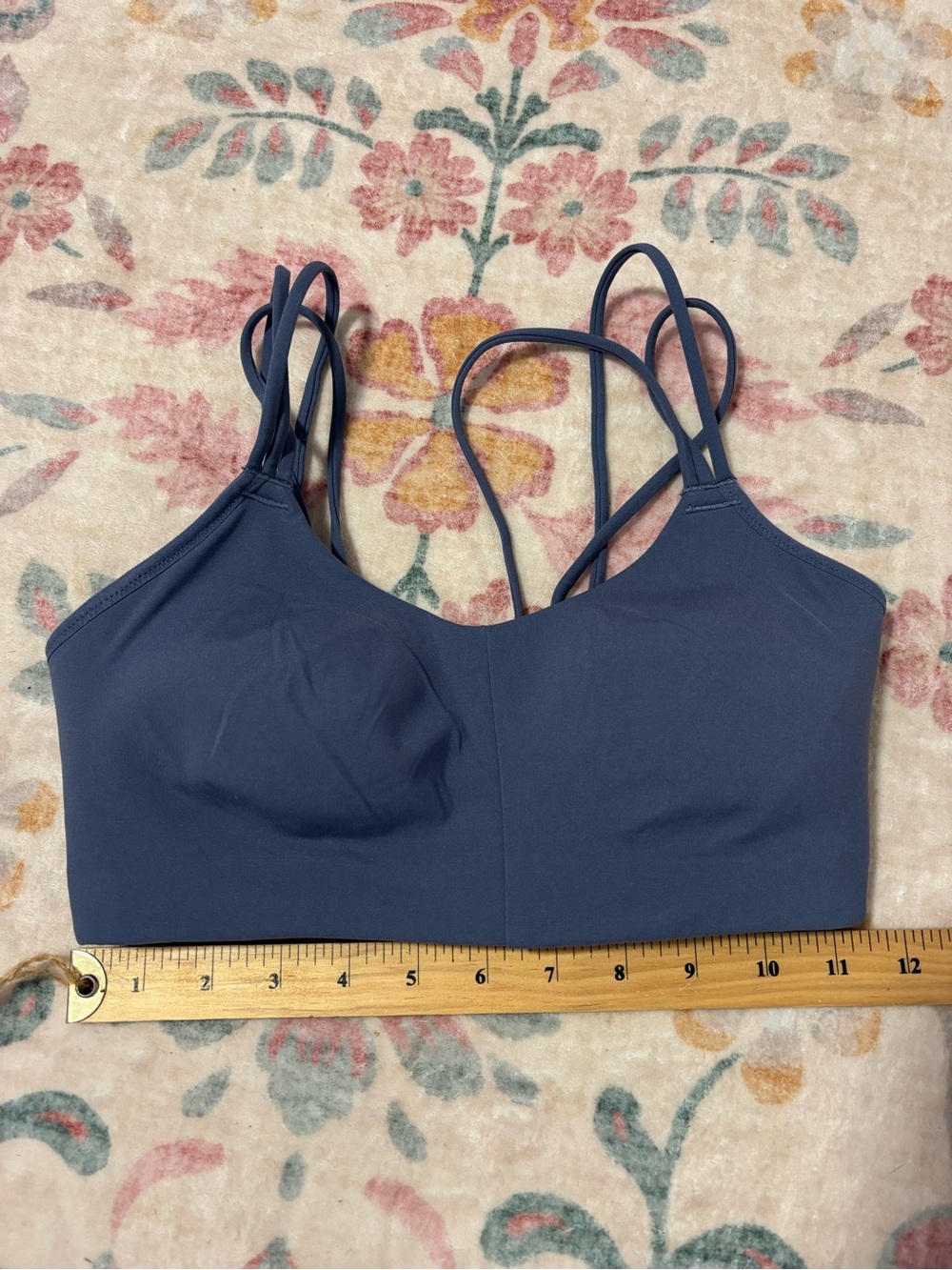 Sweaty Betty strappy bra in Navy Blue
